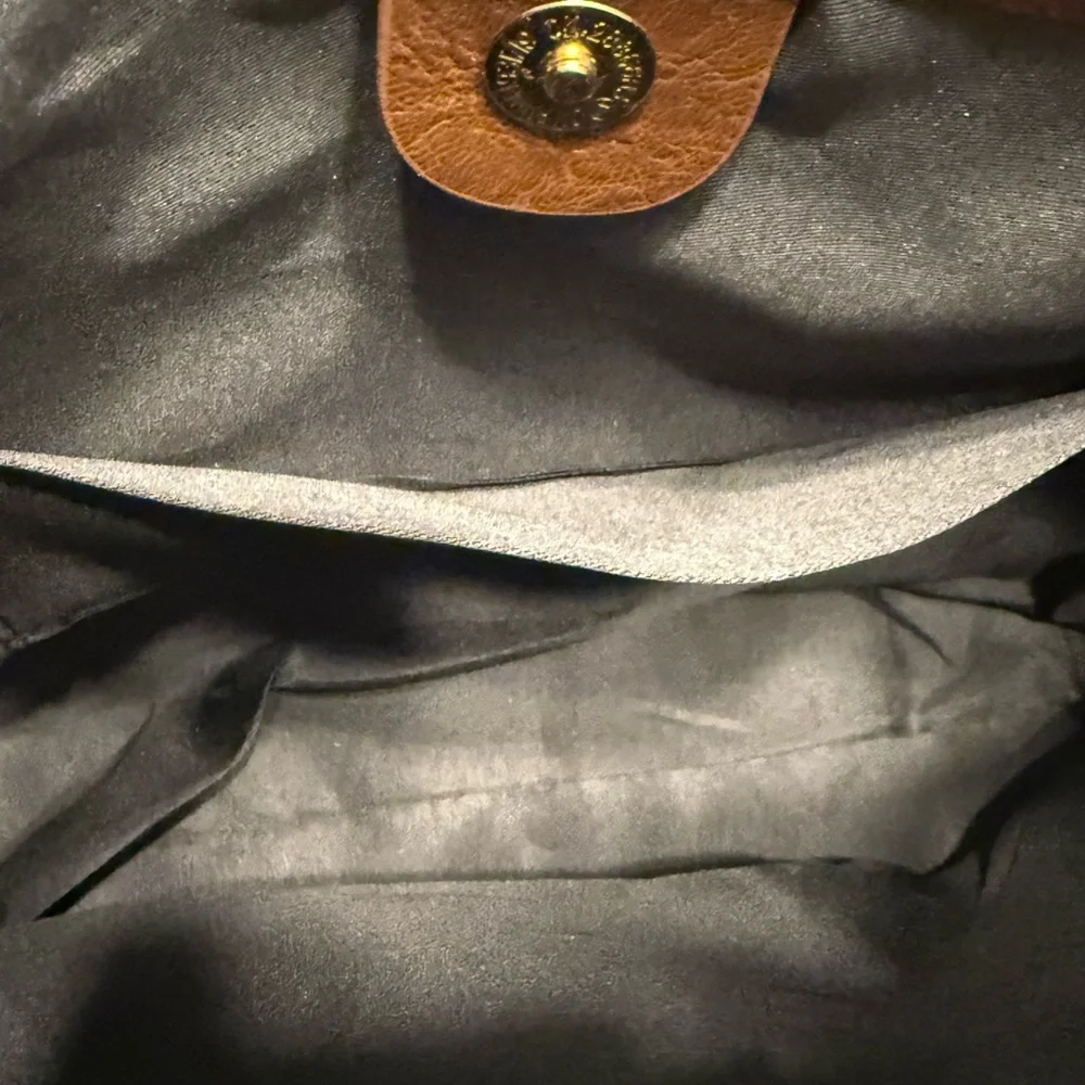 Brown Suede Hobo Bag - Picture 4 of 4